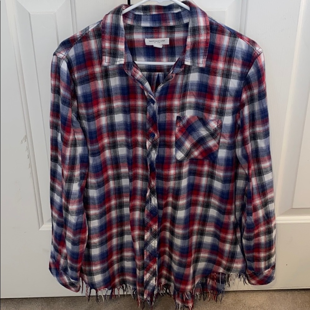 Women’s Plaid Flannel Top